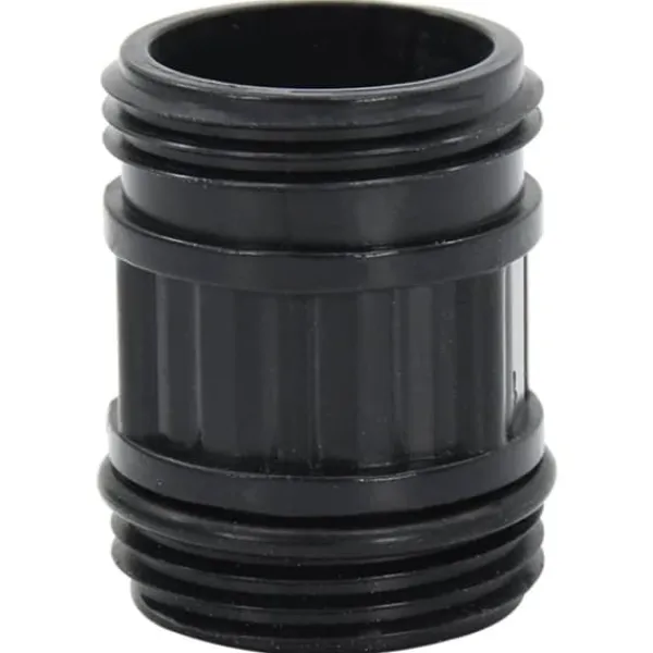 vidaXL Vanding^sugeslange med messingkoblinger 1" 10 m PVC sort - Haveslanger