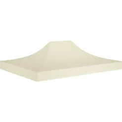 vidaXL Telte & Lysthuse^tag til festtelt 4x3 m 270 g/m² cremefarvet - Festtelte & havepavilloner – tage