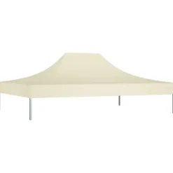 vidaXL Telte & Lysthuse^tag til festtelt 4x3 m 270 g/m² cremefarvet - Festtelte & havepavilloner – tage