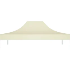 vidaXL Telte & Lysthuse^tag til festtelt 4x3 m 270 g/m² cremefarvet - Festtelte & havepavilloner – tage