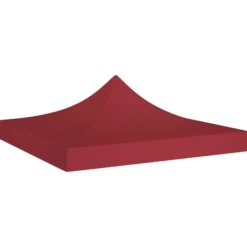 vidaXL Telte & Lysthuse^tag til festtelt 3x3 m 270 g/m² bordeauxfarvet - Festtelte & havepavilloner – tage