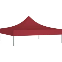 vidaXL Telte & Lysthuse^tag til festtelt 3x3 m 270 g/m² bordeauxfarvet - Festtelte & havepavilloner – tage