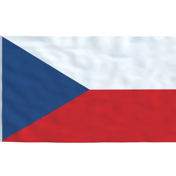 vidaXL Flag & Vindposer^tjekkisk flag 90x150 cm