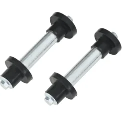 Outlet trillebørshjul med aksel 2 stk. massivt PU 4.00-8 390 mm Haveværktøj