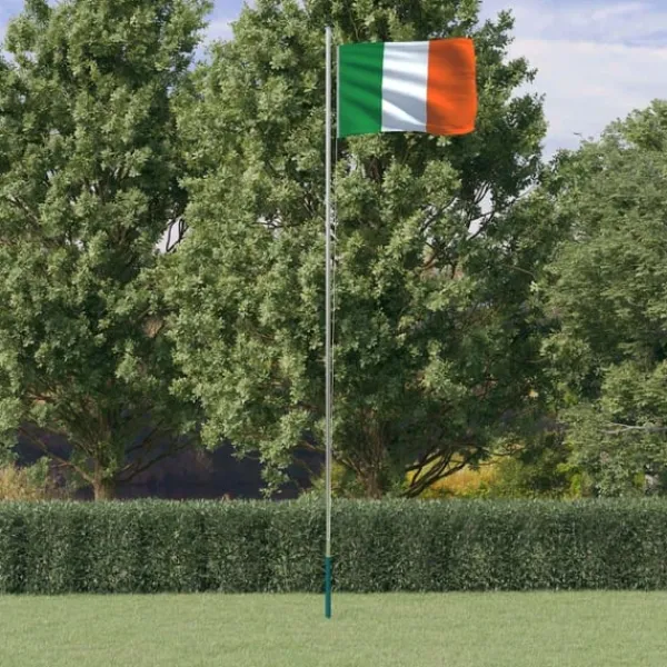 vidaXL Flag & Vindposer^Tyskland flag og flagstang 6,23 m aluminium