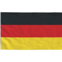 vidaXL Flag & Vindposer^Tyskland flag og flagstang 5,55 m aluminium - Flag & vimpler