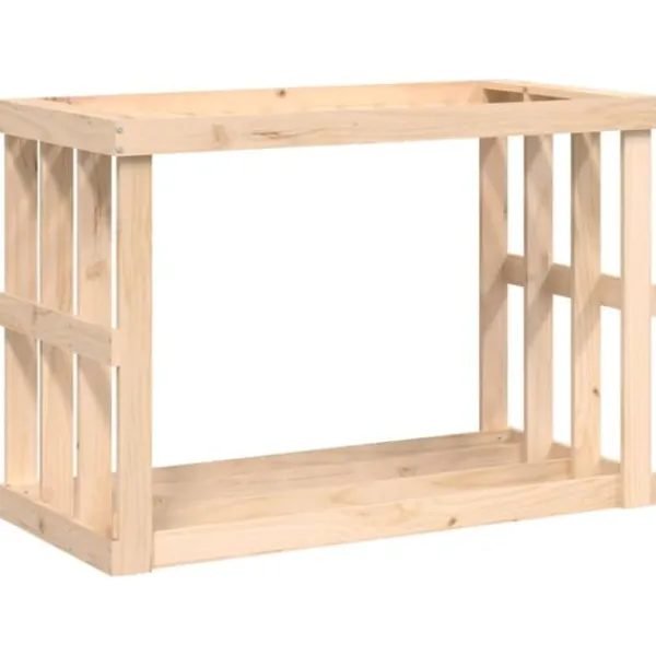 vidaXL Tilbehør Til Brændeovne & Pejse^udendørs brændestativ 108x52x74 cm massivt fyrretræ - Brændekurve