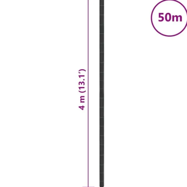Outlet ukrudtsdug 4x50 m PP sort Haveduge