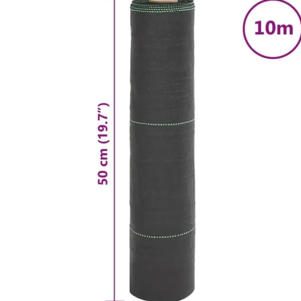 Hot ukrudtsdug 0,5x10 m PP sort Ukrudtsmiddel