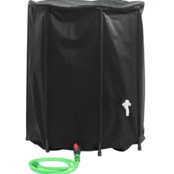 Outlet vandtank med hane sammenfoldelig 1250 l PVC - Vandingsartikler Regntønder