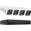 Sikkerhedsmonitorer & Videokameraer^Videoovervågningskamera, 4K opløsning, farvenatvision, , 3T（户外运动）, 4 Camera 5MP