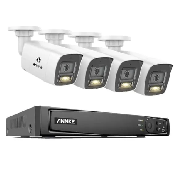 Sikkerhedsmonitorer & Videokameraer^Videoovervågningssystem, 8MP opløsning, tovejskommunikation,1T, I91DH