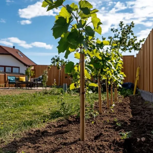 Discount Vin - Sæt med 3 - Vitis vinifera 'Chardonnay' - Højde 25-40cm - ⌀9cm Haveplanter
