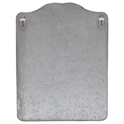 New Vintage postkasse - Vægmonteret postkasse - Hegn-/Vægmontering - Præget metal - Udendørs - Med låg - Mål 26×9,5×34 cm - Grå Postkasser & Brevindkast