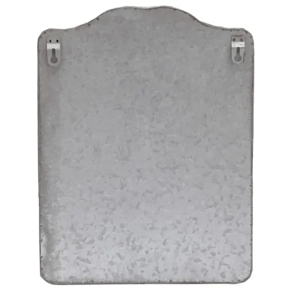 New Vintage postkasse - Vægmonteret postkasse - Hegn-/Vægmontering - Præget metal - Udendørs - Med låg - Mål 26×9,5×34 cm - Grå Postkasser & Brevindkast