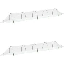 Krukker & Plantebeholdere^Væksttunneller 2 stk. til hurtig spiring - Glasfiber & PP | Størrelse: 1,5x5 m