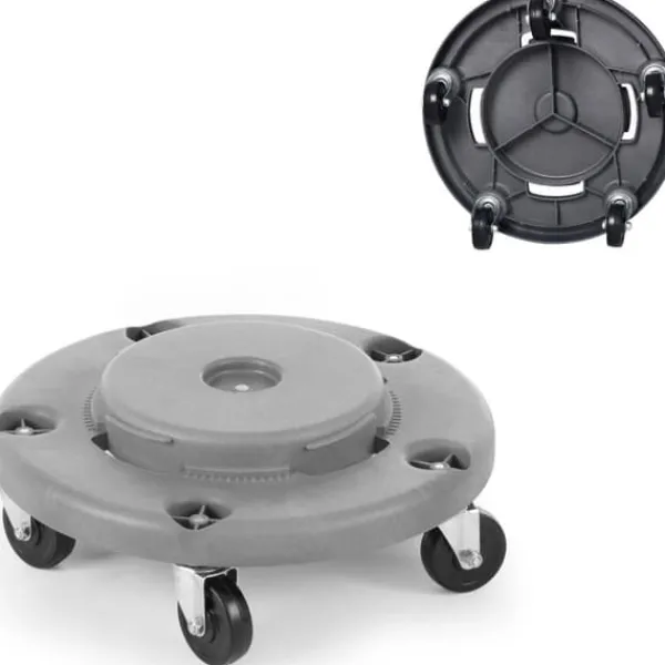 Discount Vognbund på hjul til en rund affaldscontainer, diameter. 50 cm - Hendi 691441 Støtte Med Hjul, Sæder & Knæbeskyttelse Til Havepleje