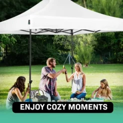 Clearance Easy-Up Party Telt - 3x3 m | Hvid Telte & Lysthuse