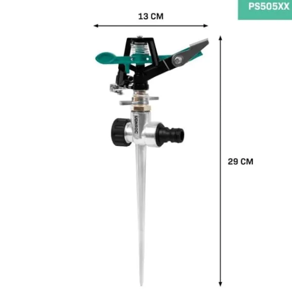 Clearance Impulsvander - Metal pulserende sprinkler – cirkel & sektor – op til 450 m² Vanding