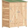 Skure, Garager & Carports^Værktøjsskur med bord, Tällved, 140 x 75 x 157 cm