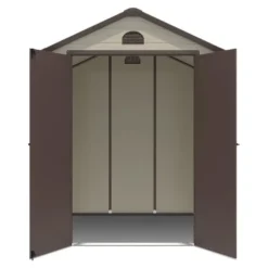Sale Værktøjsskur, 192.5x191x227 cm, Beige Brun Skure, Garager & Carports