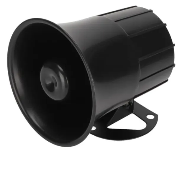 Sikkerhedslamper^15W hög decibel sirenhorn trådanslutet trädgård inbrottslarm horn larmsystem Siren DC6‑12V