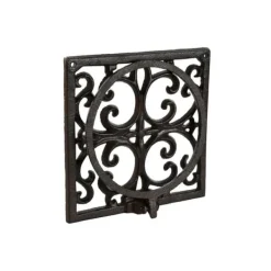 Krukker & Plantebeholdere^Wall Support for Hanging Flower Pots Home ESPRIT Dark brown Iron 18 x 17,5 x 18 cm