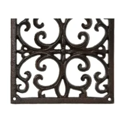 Krukker & Plantebeholdere^Wall Support for Hanging Flower Pots Home ESPRIT Dark brown Iron 18 x 17,5 x 18 cm