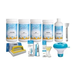 Hot WAYS - Poolvedligeholdelse - Pakke Medium Deluxe & filterpumpe 2271 L/h & 12 filtre Type A Pool- & Spatilbehør