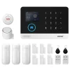 Discount Wifi Alarm Sikkerhedssystem, Trådløs Forbindelse, Smart Home Kompatibilitet, 2G GSM Kit D, EU Stik Hjemmealarmsystemer