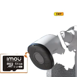 Sikkerhedsmonitorer & Videokameraer^Wifi IP Kamera, 5MP, 8x Digital Zoom, Menneskeopdagelse,3.6MM-64g, EU stik, 3.6mm