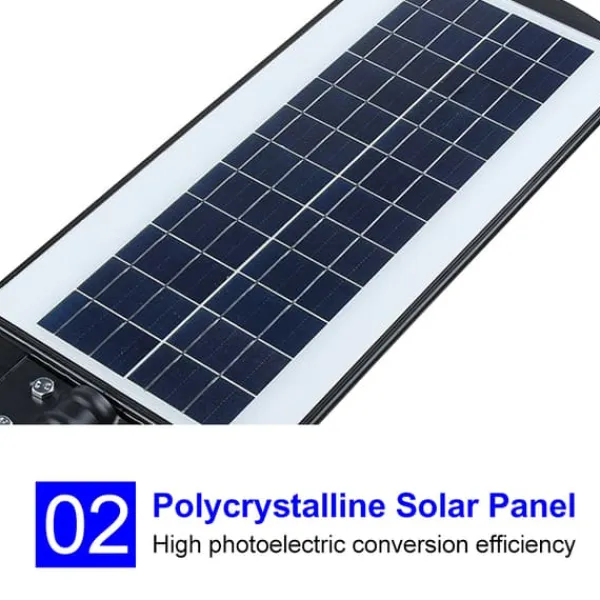 Outlet 60W/120W/180W (60/120/180LED) 6500K Solpanel Gadelys IP66 Vandtæt +4 tilstande + Fjernbetjening,Udendørs Havegadevæglampe Sikkerhedsbelysning Sikkerhedslamper