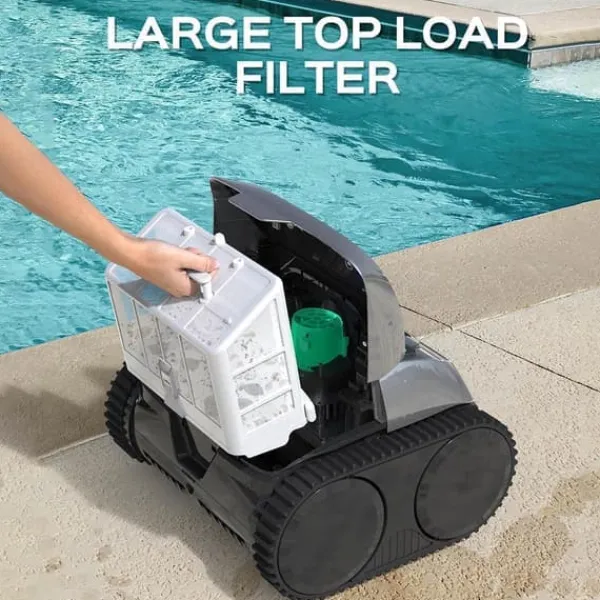 Pool- & Spatilbehør^WYBOT C1 Batteridrevet robotpoolrenser - 150 min. driftstid - 2642GPH sugning - Bluetooth/app-styring - til pools op til 150 m²