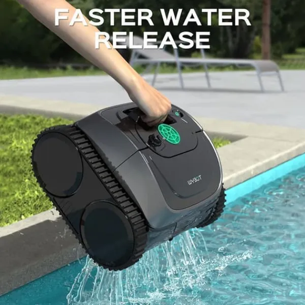 Pool- & Spatilbehør^WYBOT C1 Batteridrevet robotpoolrenser - 150 min. driftstid - 2642GPH sugning - Bluetooth/app-styring - til pools op til 150 m²