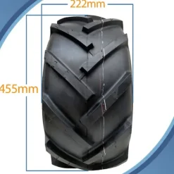 Sale 18x9.50-8 Dæk til industrianlæg med åben midte, spalte, rotovator og fælg - sæt med 2 stk. Havemaskiner