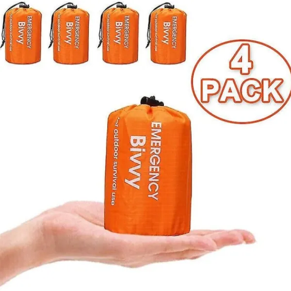 Best 4x Emergency Termal Waterproof Sovepose til udendørs brug Beredskabsplaner