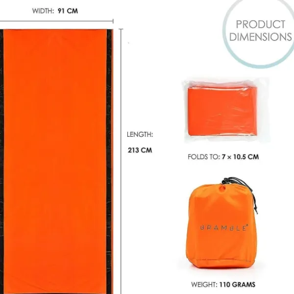 Best 4x Emergency Termal Waterproof Sovepose til udendørs brug Beredskabsplaner