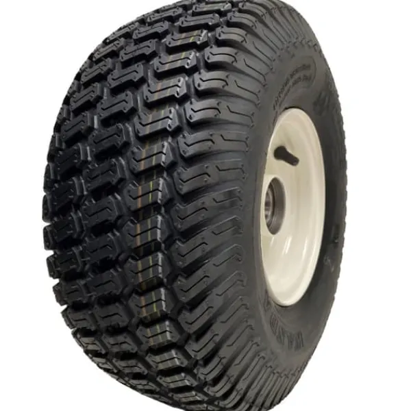 Outlet 15x6.00-6 Grass Plæneklipperhjul Wanda 4ply P332 Dæk monteret på fælg 20mm lejer Havemaskiner