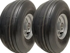 Online 15x6.00-6 Multi Rib Plæneklipperhjul 6ply P508 Dækfælg 25mm Lejer (Sæt med 2) Havemaskiner