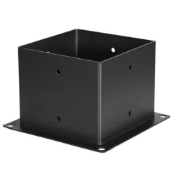 Online 6x6 tommer pergolabeslag, indvendige 5,5x5,5 3-vejs beslag, 4 stk., inkl. baser Buer, Spalier, Lysthuse Uden Tag