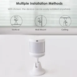 Bevægelsesdetektorer^XiaoMi Smart Home Menneskekropssensor Trådløs forbindelse 7m registreringsafstand