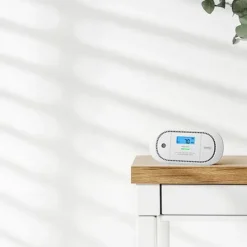 Røg- & Kulmonoxiddetektorer^X-Sense XC01-R kuliltedetektor med udskifteligt batteri og LCD-display
