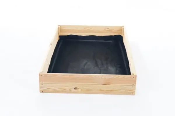 New 140x80x18 cm Fyrretræs Højbed til Selvforsynende Liv Plantningsbænke